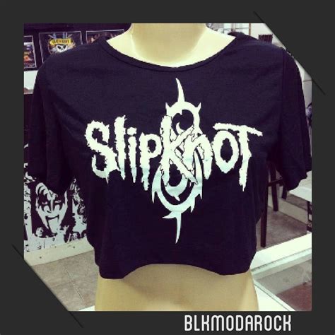 Blusa Cropped Slipknot Banda Rock Metal Camisa Feminina Mercado Livre