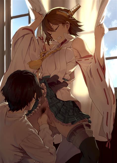 Admiral Female Admiral And Hiei Kantai Collection Drawn By Takemura