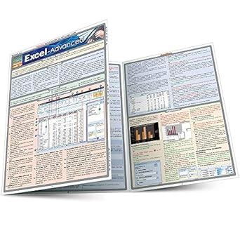 Amazon Excel Advanced Quickstudy Laminated Reference Guide