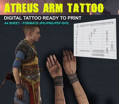 god war tattoo 8