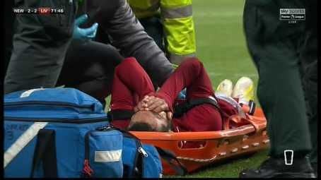 Liverpool Star Mo Salah In Tears After Horror Head Injury Vs Newcastle ...