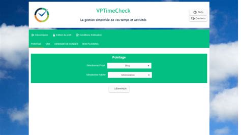 Logiciel De Pointage Du Temps De Travail Vptimecheck