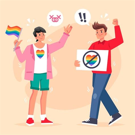 Concepto De Homofobia Vector Gratis