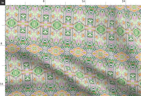 Mladys Zig Zag Paisley Patch Fabric Spoonflower