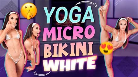 White Microbikini Hot Yoga Hannahjames710 Babe Porn XHamster
