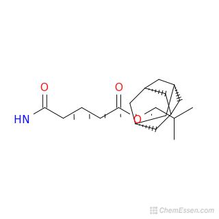 Glutaric Acid Monoamide N Adamantyl Isobutyl Ester Structure