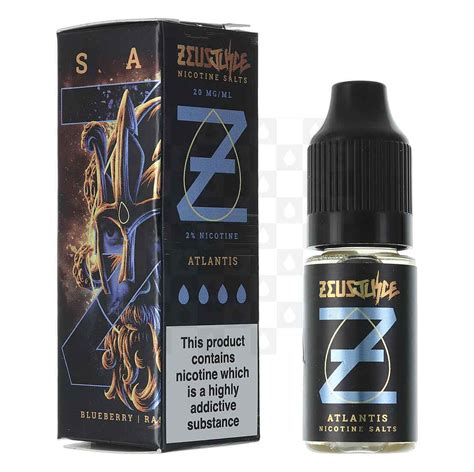 Atlantis By Zeus Juice E Liquid Nic Salt RedJuice UK