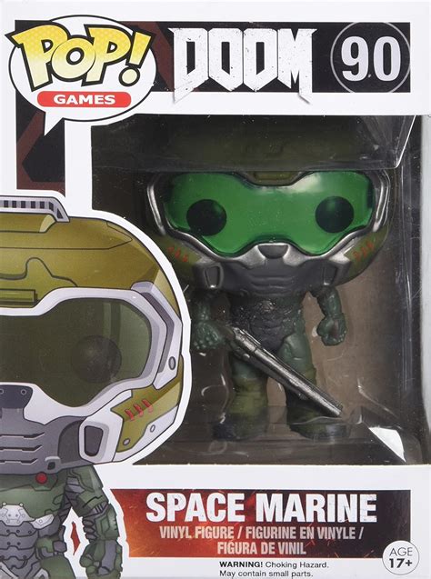Amazon.com: Funko POP Games: Doom - Space Marine Action Figure : Toys ...
