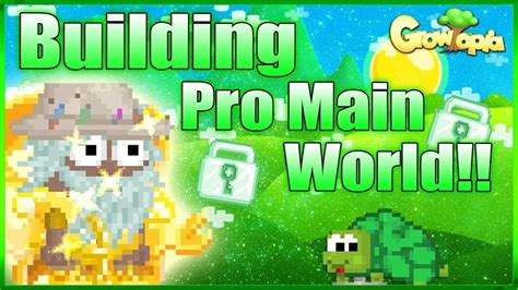 BUILDING PRO MAIN WORLD 10 BGL Growtopia YouTube