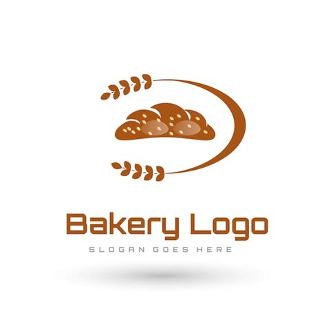 Un Logo De Panadería Con Un Icono De Pan Vector Premium