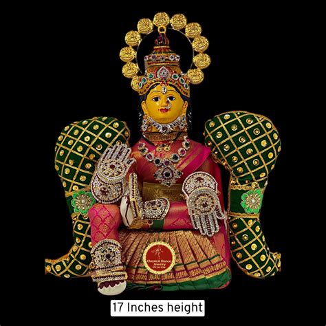 Goddess Vara Lakshmi Idol Ammavaru Amman Pooja Festivals - Etsy | Face