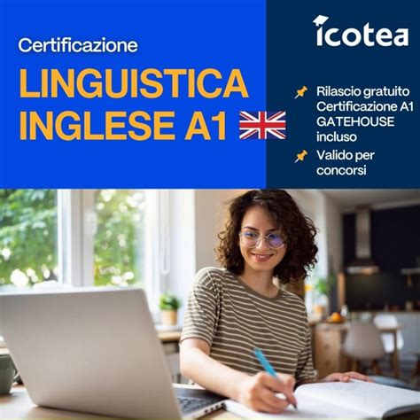 Certificazione Inglese Livello A1 Online ICOTEA