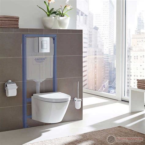 Комплект структура за вграждане Grohe Rapid SL/Solido и висяща тоалетна ...