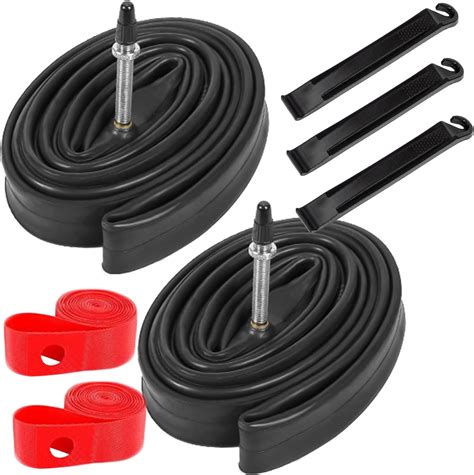 2 Pack 700c Road Bike Tubes 700 X 18c20c23c25c Fv60mm Presta Valve