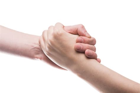 Hands Grasping Each Other Free Photo