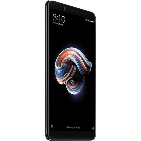 Xiaomi Redmi Note 5 Dual-SIM 64GB Smartphone RMI-N5-64GB-BLK B&H