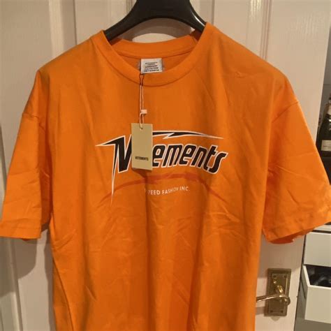 Vetements X Hi Speed Fashion Inc Orange Tee Brand Depop