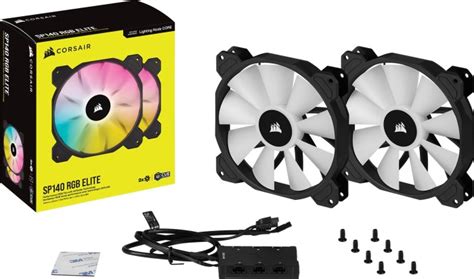 Corsair SP Series ICUE SP140 RGB Elite Dual Fan Kit Ab 39 90 2023