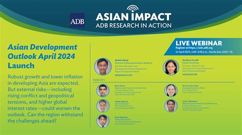 Asian Development Outlook April 2024 Launch Adb Knowledge Event