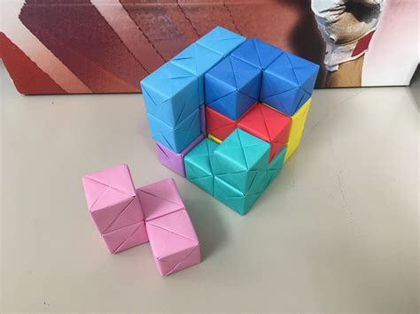 Origami Soma Cube