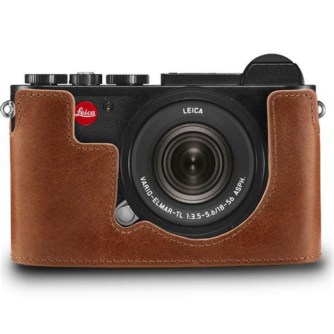 Megagear Leica Cl Ever Ready Top Grain Leather Camera Half Case And Megagear Store