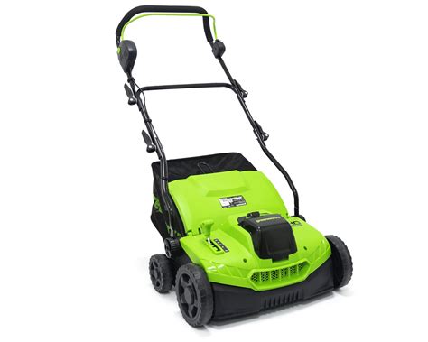 Greenworks Gd40sc36 G Max Digipro 40v Cordless Lawn Scarifier And Dethatcher