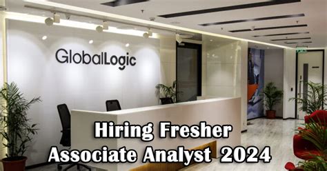 Global Logic Jobs For Freshers For Associate Analyst