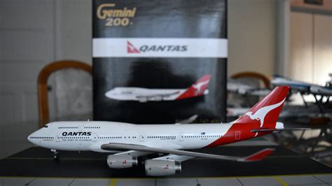 Gemini Jets 1200 Qantas 747 400 Vh Oja Unboxing And Review Youtube