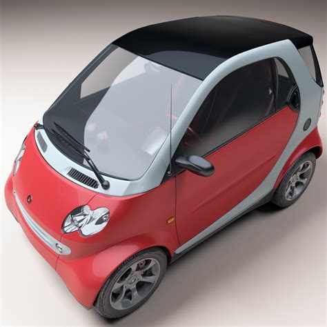 mercedes-benz smart fortwo 3d model