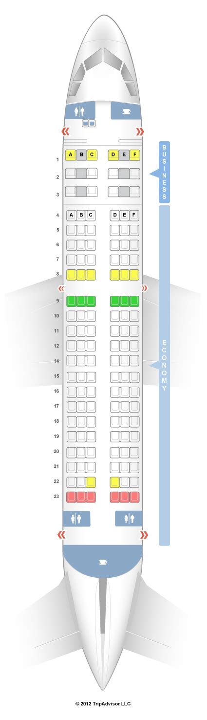 Airbus A319 Seating Chart Aeromexico