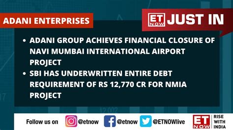 ET NOW On Twitter AdaniEnterprises Adani Group Achieves Financial