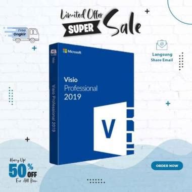 Jual Microsoft Visio 2019 Original Murah Harga Diskon Januari 2023