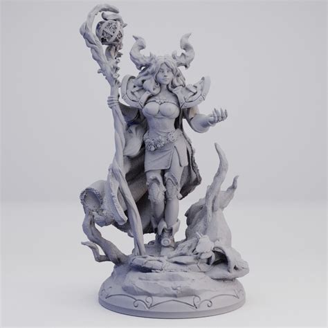 Hot Goblin サフィラトップレス ティーフリング魔術師 ミニチュア ホットゴブリン