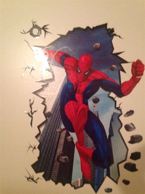 Купить новые &! Гигантские Супермен человек-паук 3d стикер стены для ...