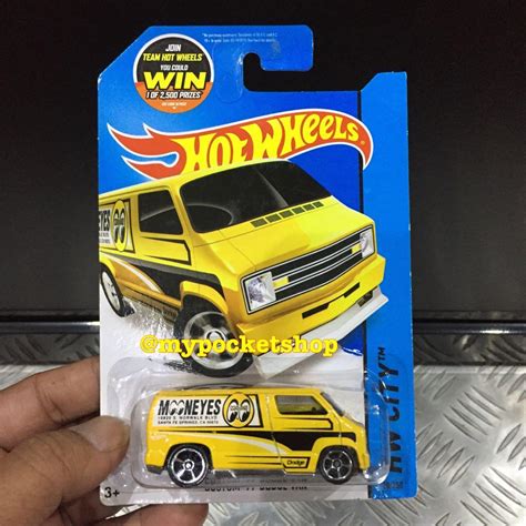 Hot Wheels CUSTOM 77 DODGE VAN Mooneyes Tampo 2015 Hotwheels City HW Performance Hobbies