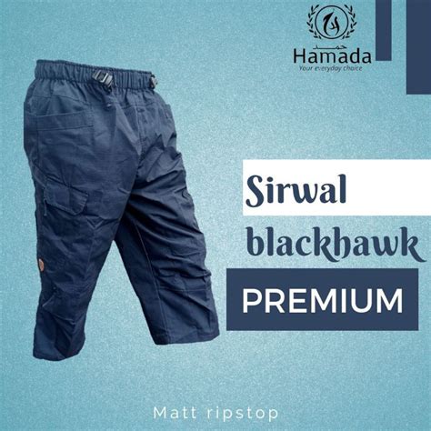 Jual Celana Sirwal Tactical Model Blackhawk Bahan Ripstop Premium