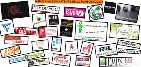 Merci à nos généreux donateurs de la tombola Ecole Sacré Coeur MOUCHIN