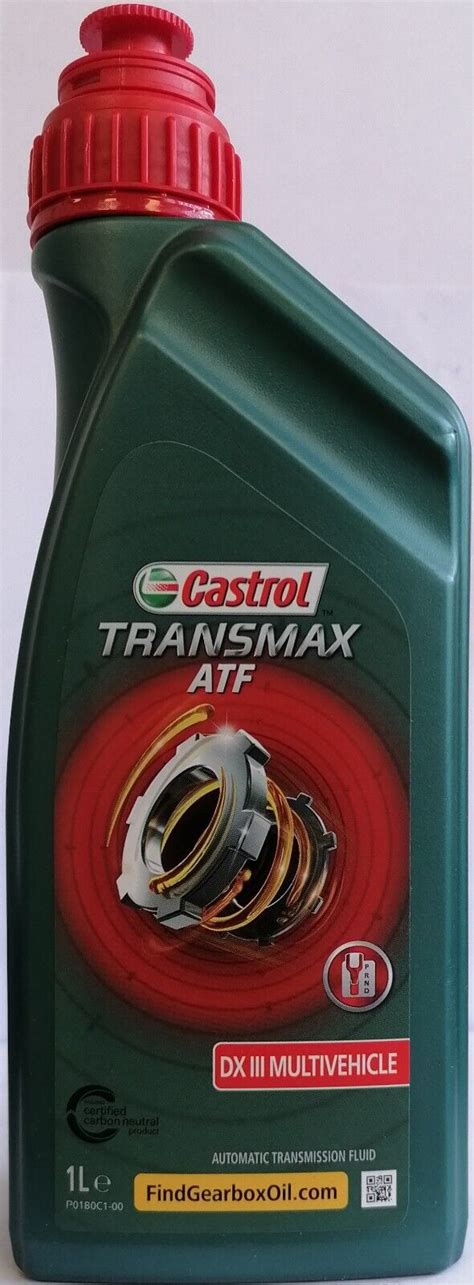 Castrol Transmax Atf Dx Iii Multivehicle Ltr Ebay