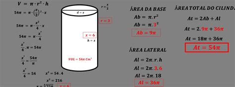 Formula Da Area Total Do Cilindro