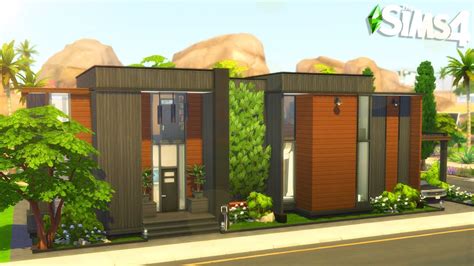 Mansão Moderna Com Jogo Base The Sims 4 Construção Youtube