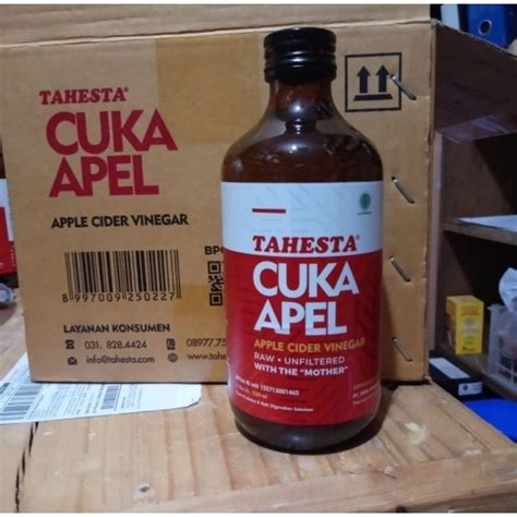 Jual Tahesta Cuka Apel 320 Ml Shopee Indonesia