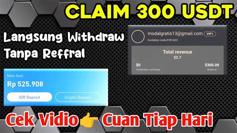 Langsung Withdraw Claim Dollar Gratis Apk Legit Terbaru Cuma