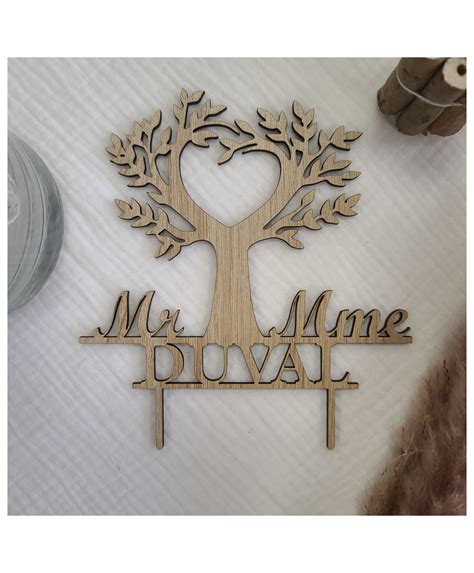 Cake Topper Mariage Personnalis Mod Le