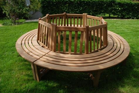 Build An Inexpensive Bench Around A Tree With Kitchen Chairs Your Projectsobn