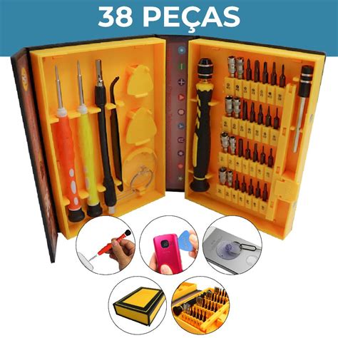 Kit Ferramentas De Precis O Profissional Pe As Abrir Celular