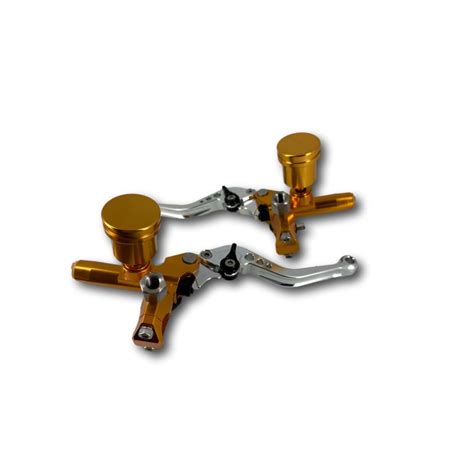 Universal Cnc Levers Aluminum And Gold Double Hydraulic