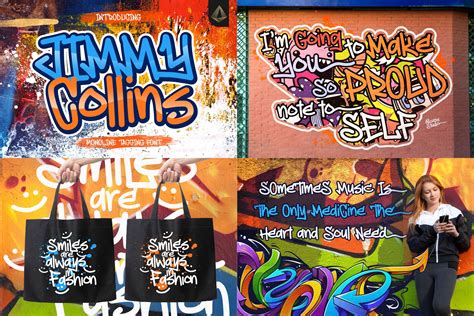 Graffiti Font Bundle Vol I By Allouse Studio Thehungryjpeg