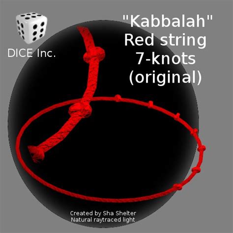 Second Life Marketplace - "Kabbalah" Red String Talisman