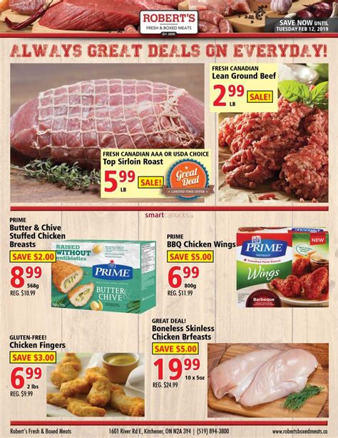 Robert S Fresh And Boxed Meats Flyer February 7 To 12