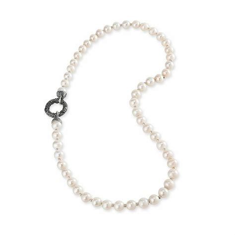 Collana Di Perle Con Chiusura In Argento Gerardo Sacco